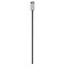 Z-Lite Leland Outdoor Post Mounted Fixture, 1-Light, 9 In.W x 142.75 In.H, Sand Black/Sand Blast 5005PHB-5009P120-BK - alternate 1